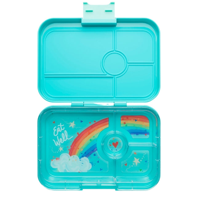 Yumbox Tapas XL 4 Rum Madkasse Antibes Blue/Rainbow