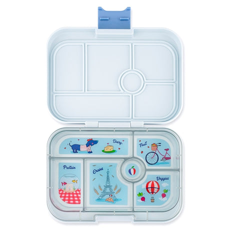 Yumbox Original 6 Rum Madkasse Hazy Gray Paris