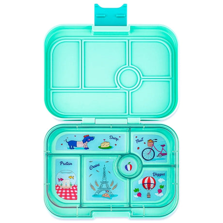 Yumbox Original 6 Rum Madkasse Serene Aqua Paris