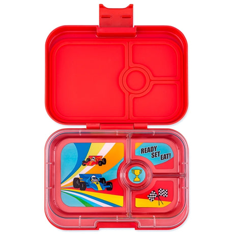 Yumbox Panino 4 Rum Roar Red Race Cars